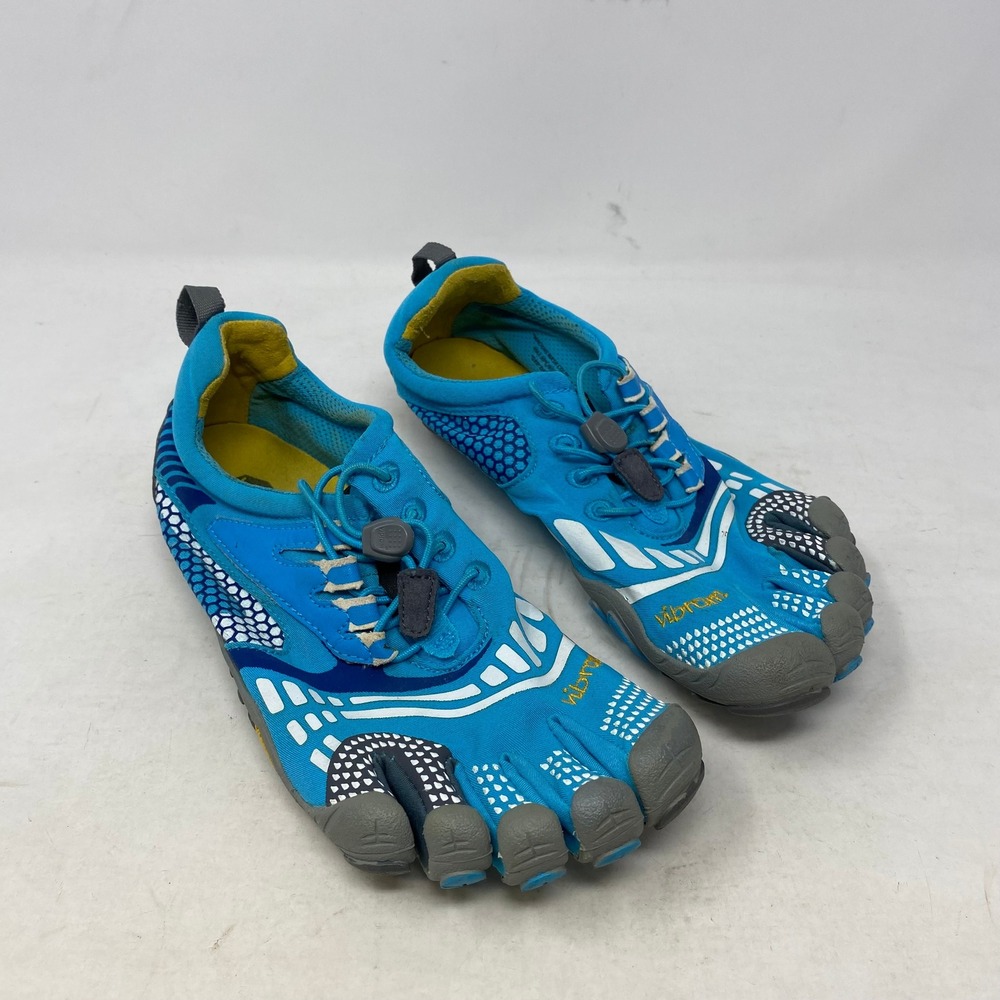 Vibram FiveFingers Spyridon LS Blue Trail Running Shoes 13W3705 Mens Size 39